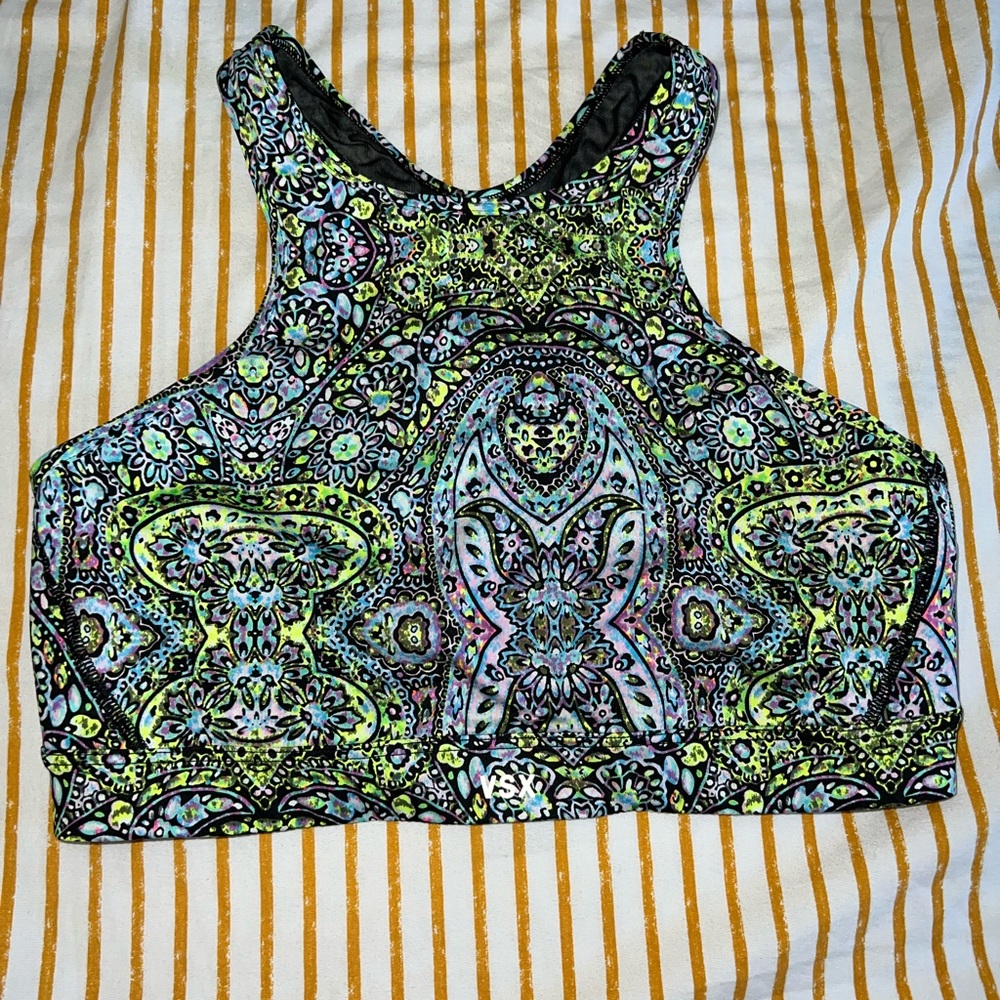 VSX VICTORIA SECRET SPORT PAISLEY BRA